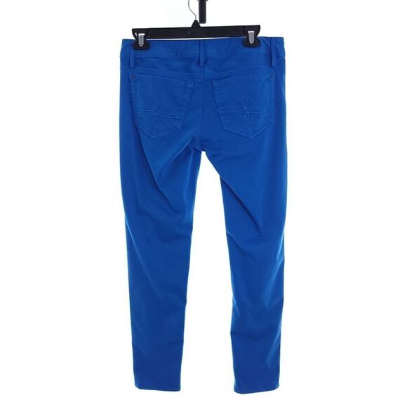 Lilly Pulitzer Women's Size 4 Solid Royce Blue Worth Skinny Mini 55375 - Picture 3 of 9